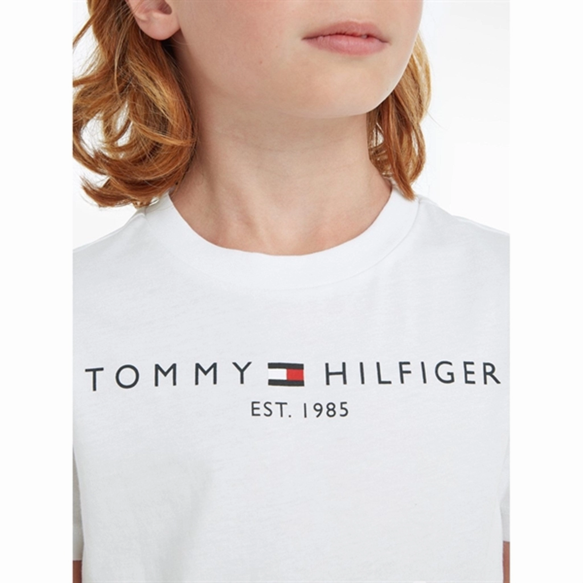 Printed design Tommy Hilfiger Essential T-Shirt White