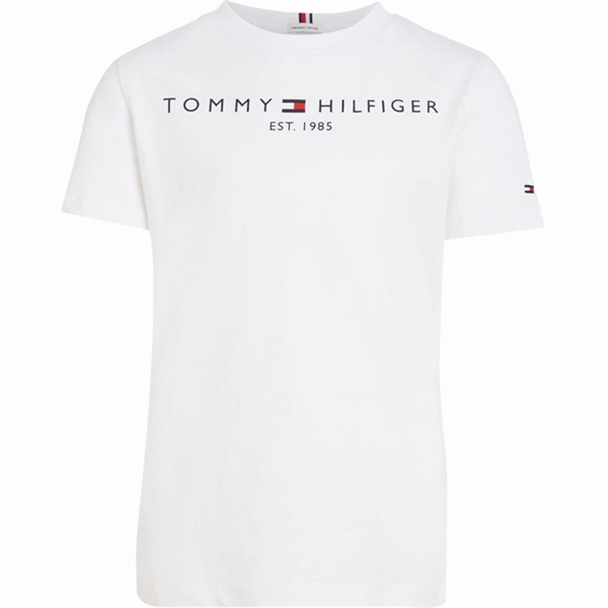 Tommy Hilfiger Essential T-Shirt White Fun and Relaxed