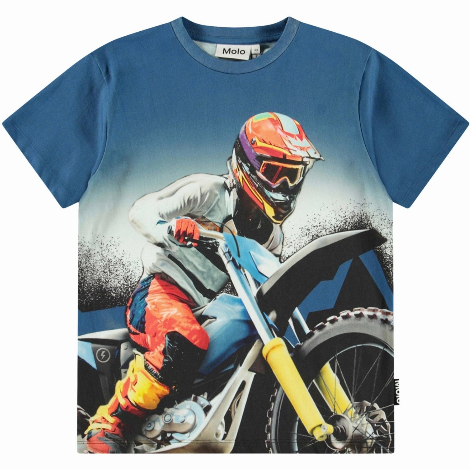 Molo Big MC blue Riley T-Shirt Evergreen