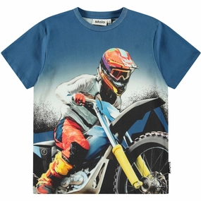 Molo Big MC blue Riley T-Shirt Evergreen