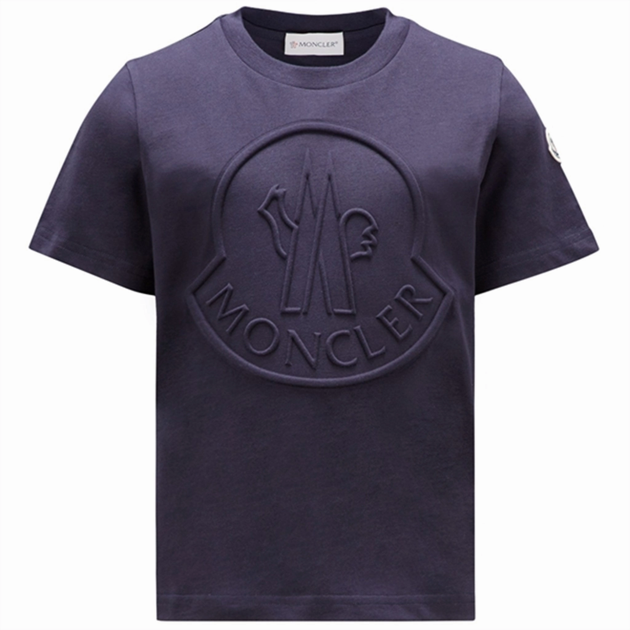 Soft Fit Wear Breathable Essentials Moncler T-Shirt Navy
