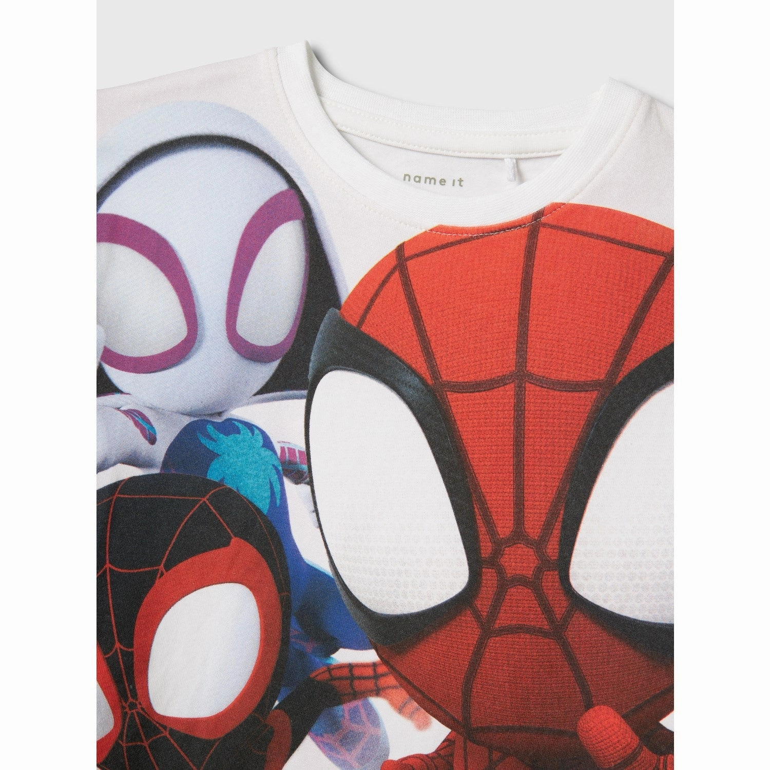 Name It Bright White Mario Spidey Regular T-Shirt Loose Fit