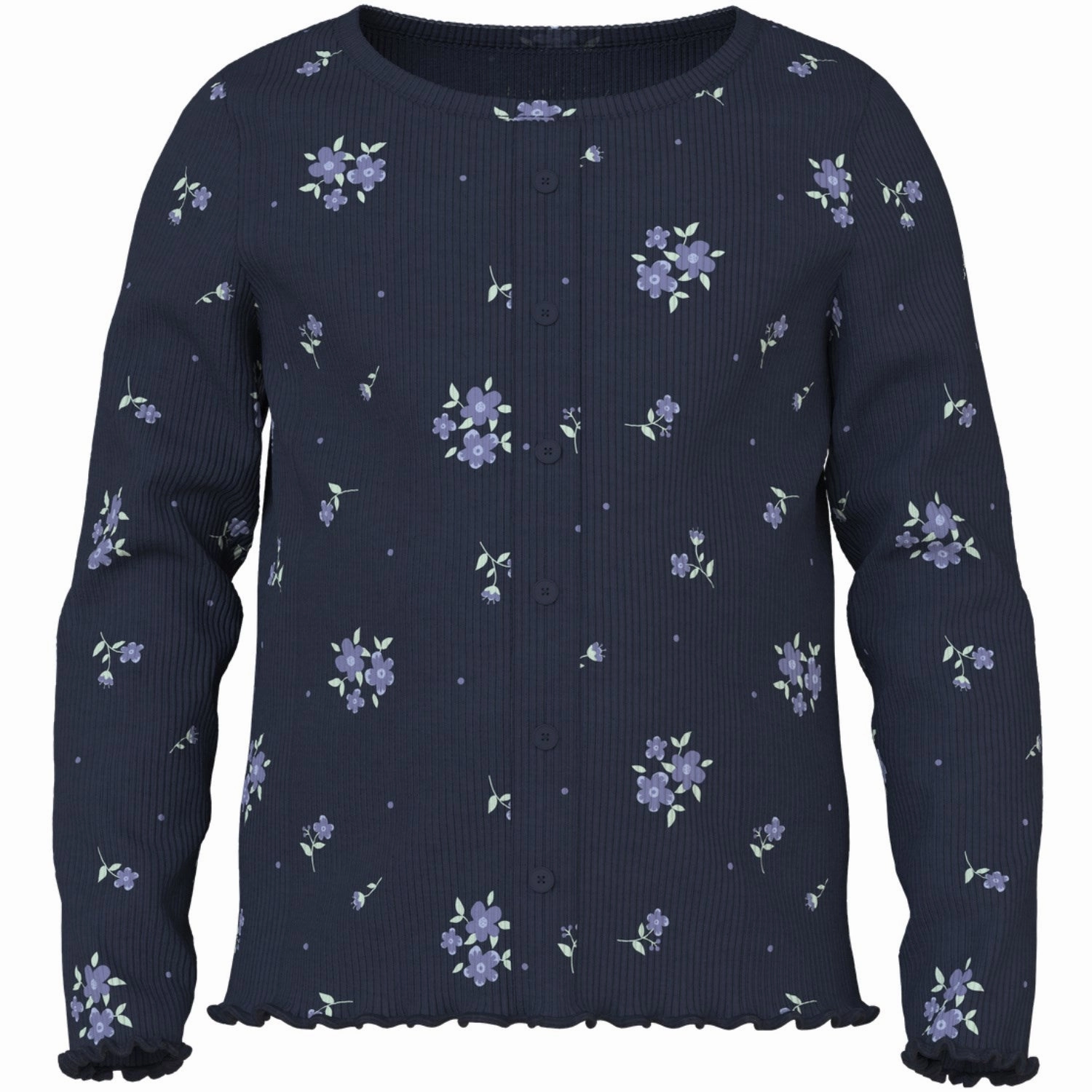 Name It Navy Blazer Blossom Aop Nmfvemia Ls Slim Top Affordable Luxury decorative element