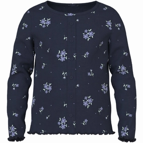 Name It Navy Blazer Blossom Aop Nmfvemia Ls Slim Top Affordable Luxury decorative element