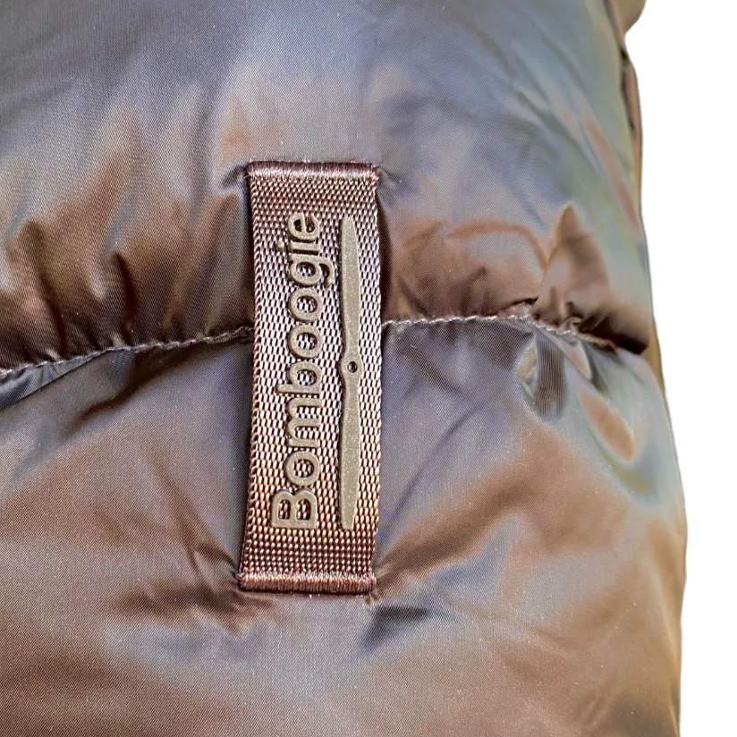 Layering Compatible Selection Bomboogie piumino corto da donna con cappuccio Roma GW6012TDLC3 14 marrone