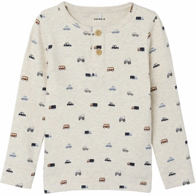 Name It Peyote Melange Dabu Blouse Minimalist Style