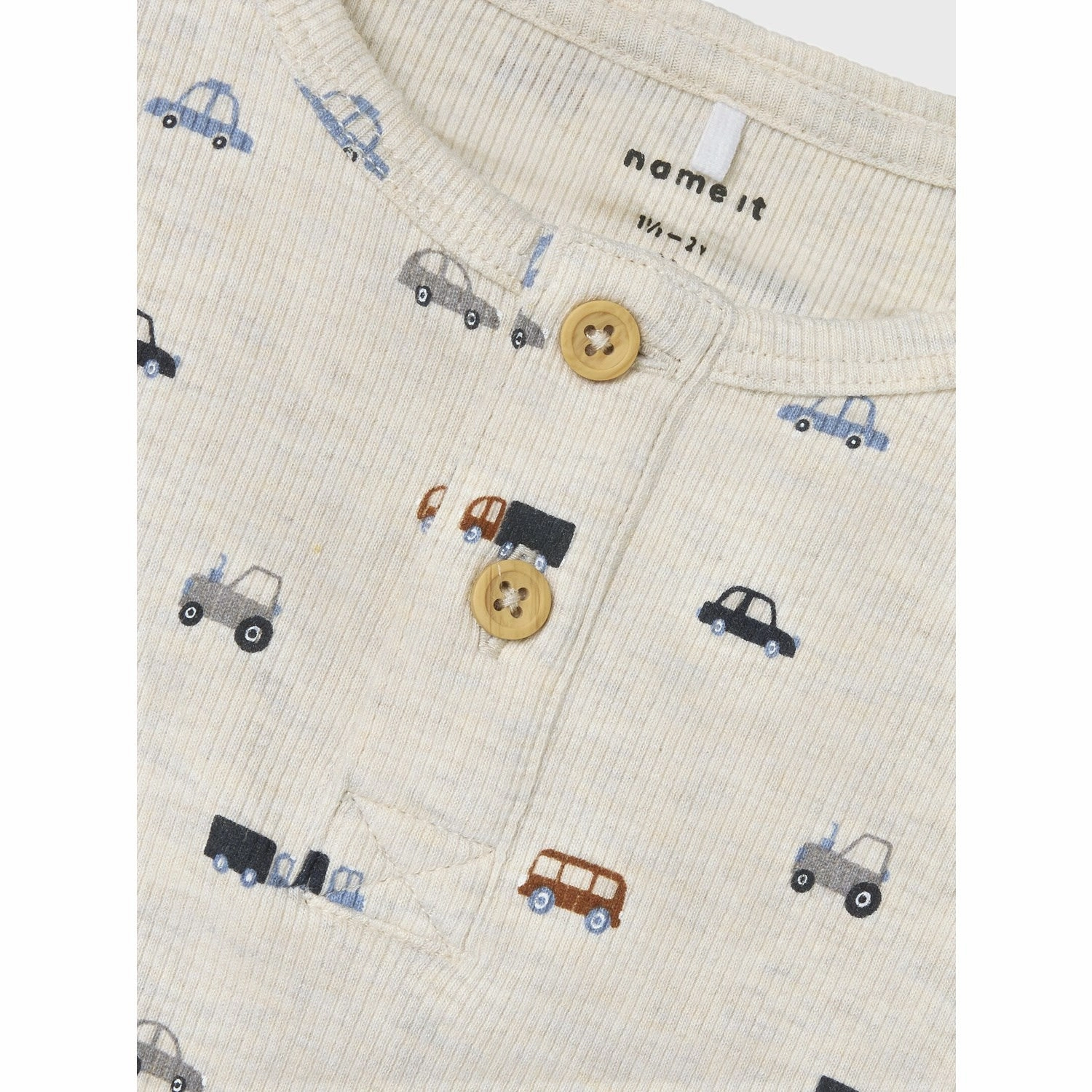 Slim Silhouette Minimalist Aesthetic Name It Peyote Melange Dabu Blouse