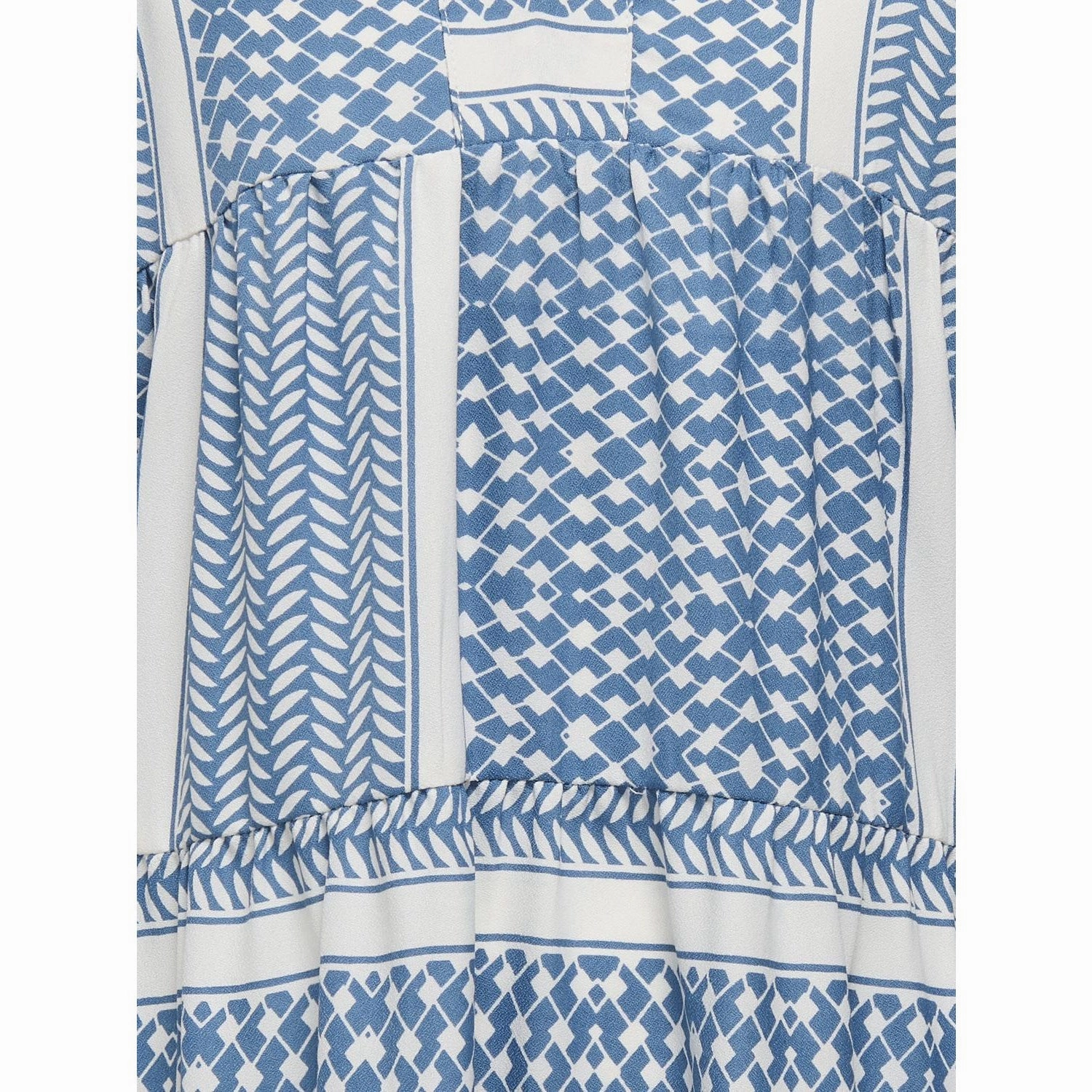 Wrap Charm Vibrant color dress kids ONLY Coronet Blue Cloud Dancer Alberte Life 3/4 Dress