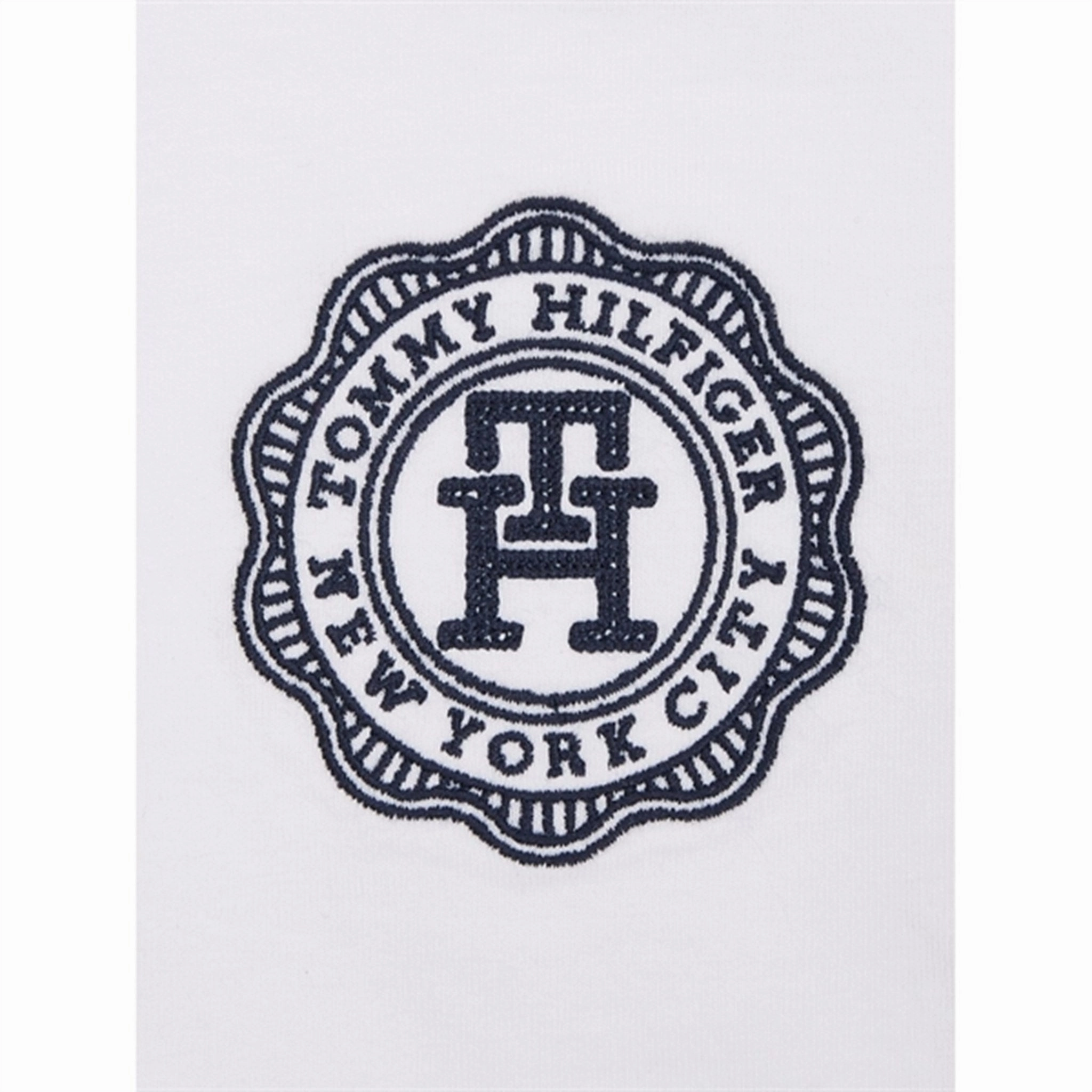 Tommy Hilfiger Baby Stamp Blouse White High-End Fabric