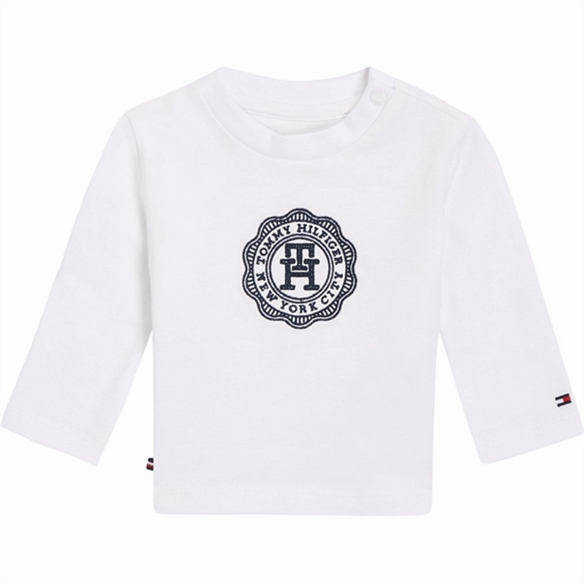 Tommy Hilfiger Baby Stamp Blouse White Military Inspired