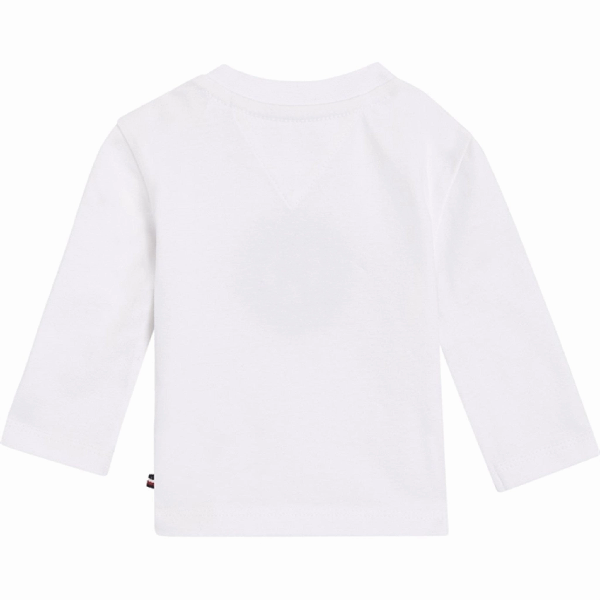 Wrinkle Resistant Finish Tommy Hilfiger Baby Stamp Blouse White