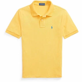 Polo Ralph Lauren Boys Polo Chrome Yellow Golf Style