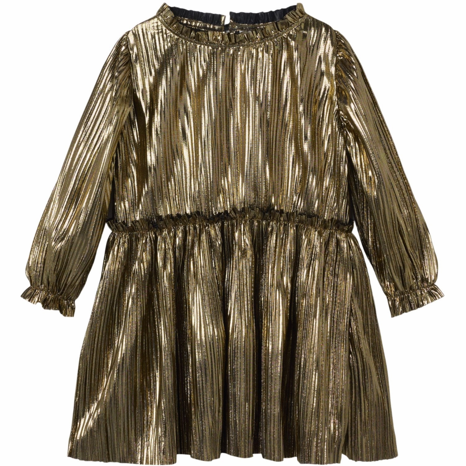 Tailored Mood Name It Gold Colour Ritallica Dress