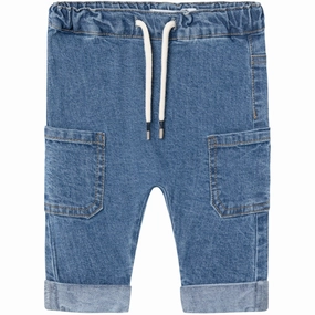 Name It Dark Blue Denim Ben U-Shape Jeans Everyday Use Teen Outfit Bold Urban Explorer