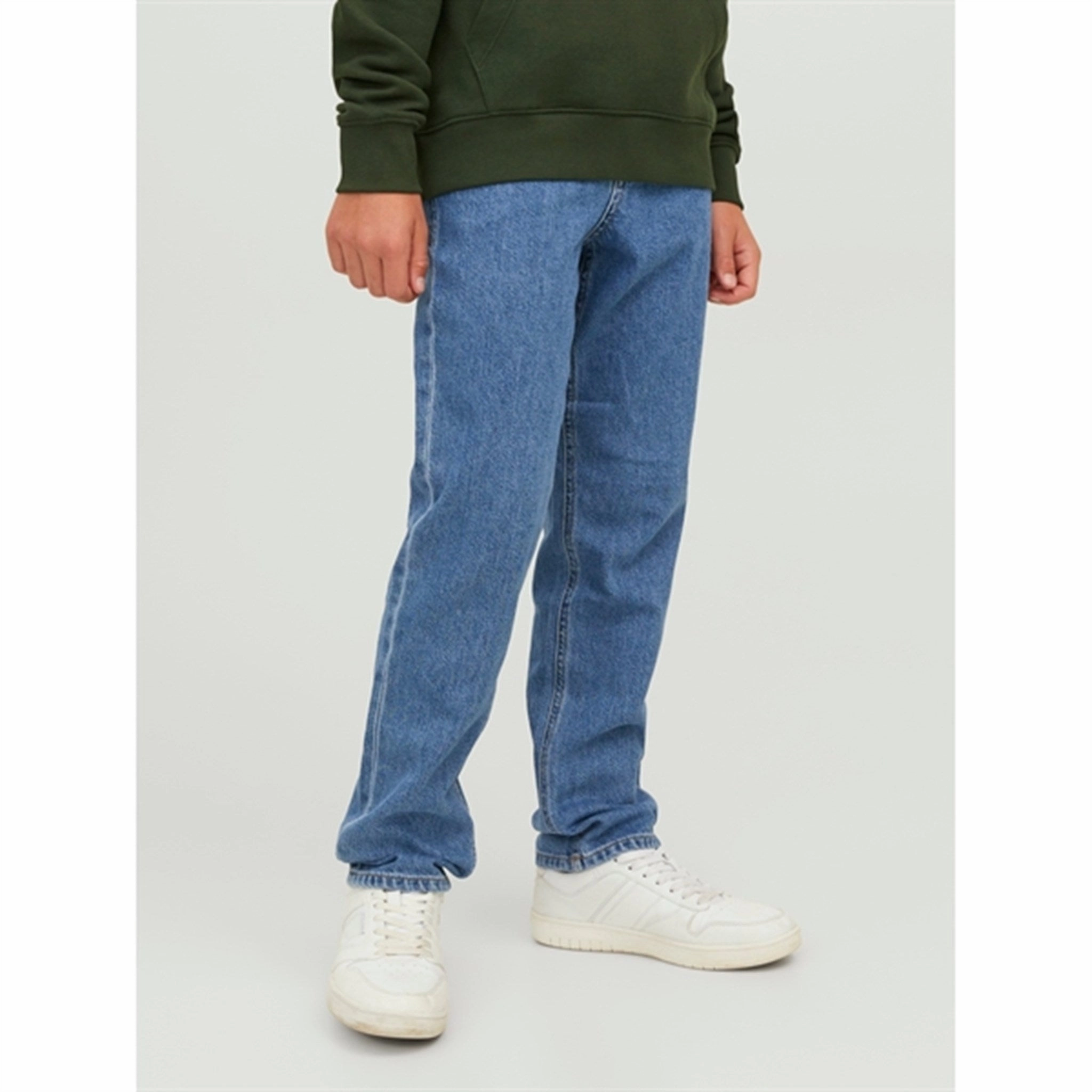 Jack & Jones Junior Blue Denim Clark Original Jeans 412 Noos On The Move All Season Style