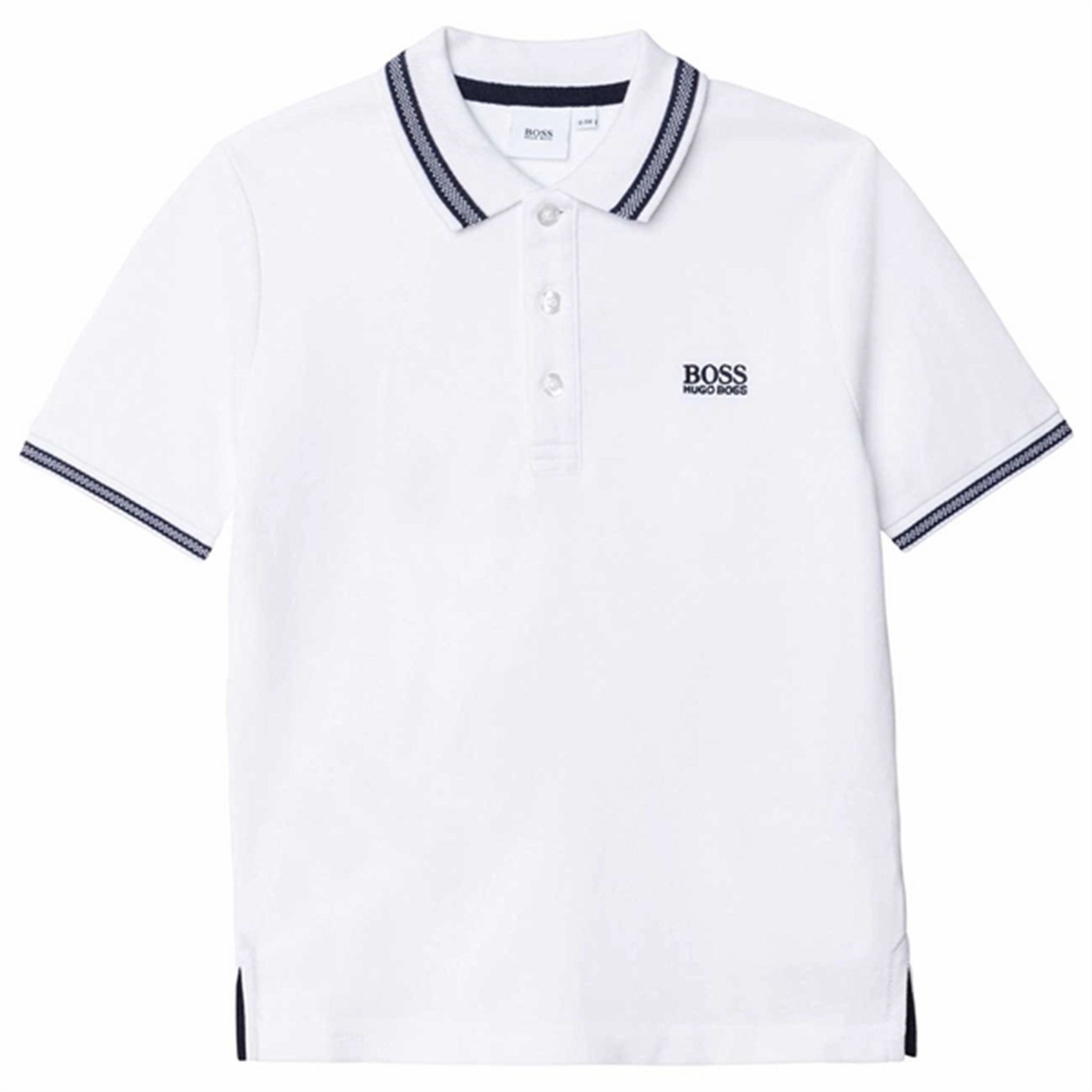 Holiday Outfit Hugo Boss Boy Short Sleeve Polo White