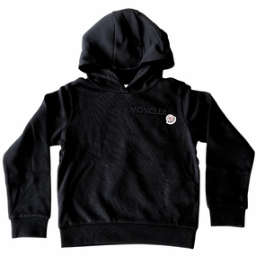 Moncler Black Hoodie Sweater Leopard like