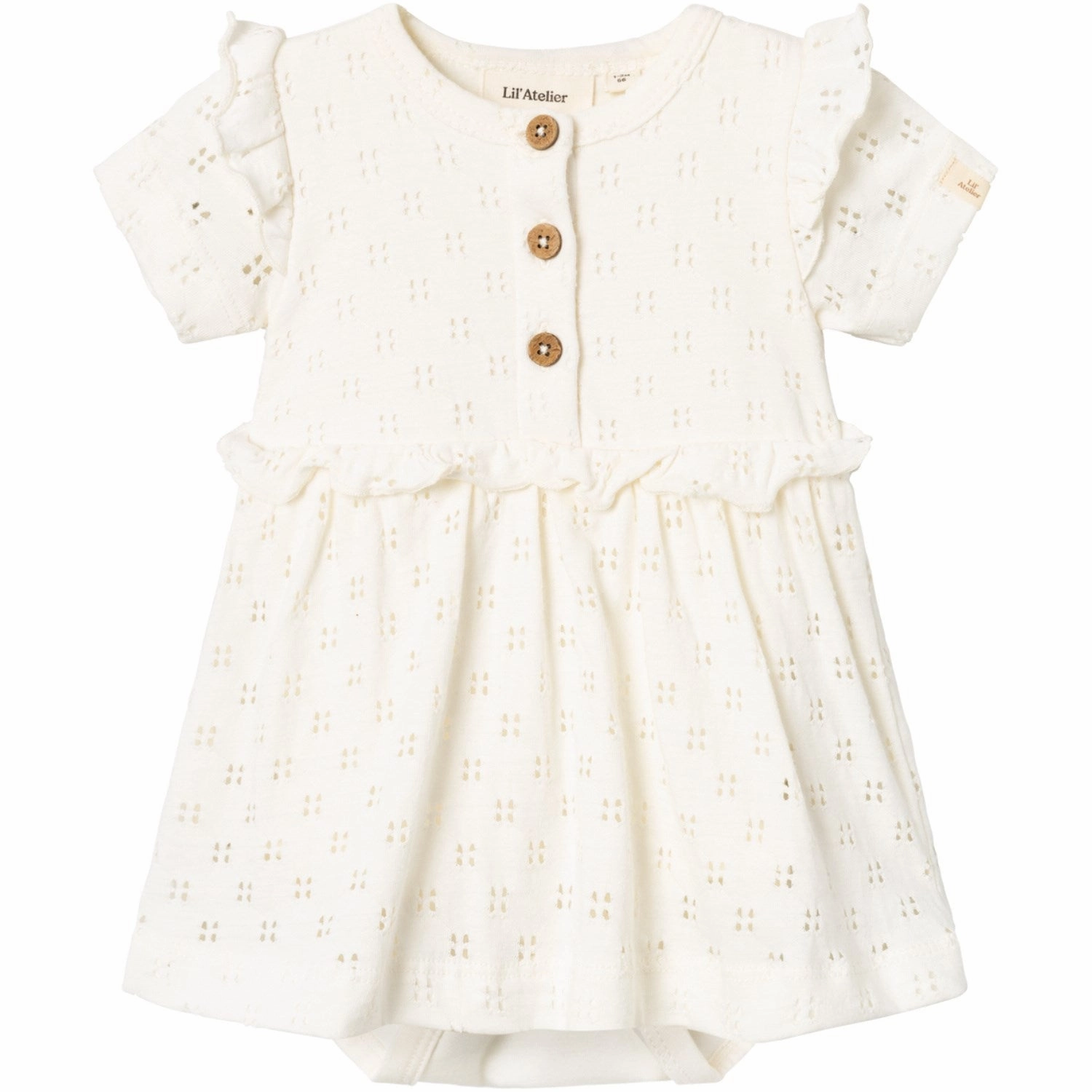 Breathable Material Travel Staple Lil'atelier Coconut Milk Himaja Body Dress