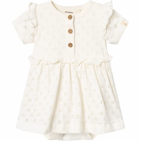 Lil'atelier Coconut Milk Himaja Body Dress Relaxed outdoor dress