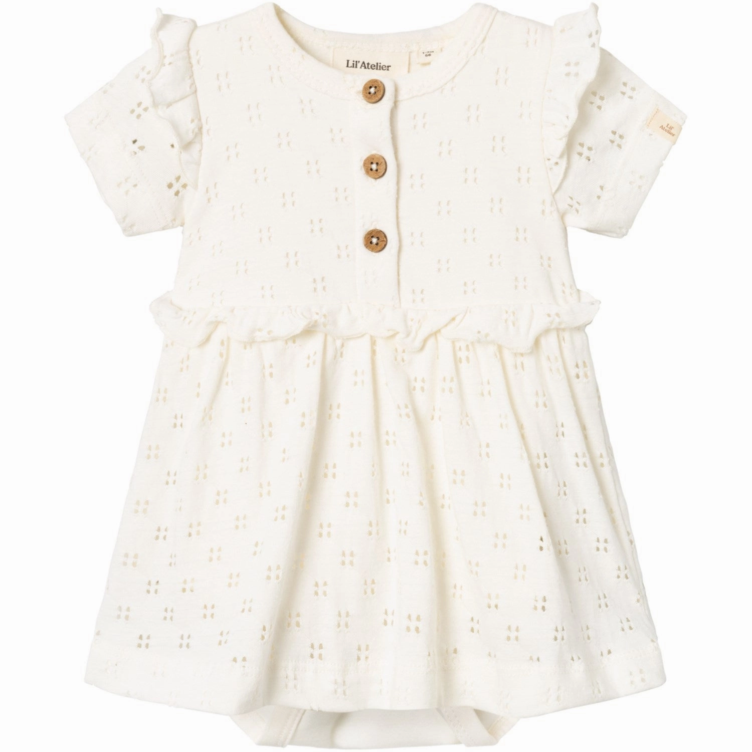 Lil'atelier Coconut Milk Himaja Body Dress Modest Look Poised Vibe