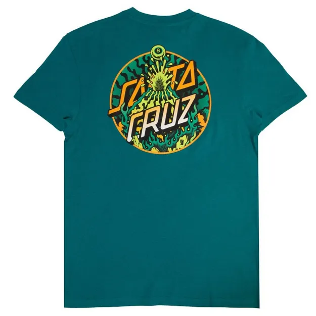 Light and Breathable Santa Cruz T-shirt manica corta Winkowsk Volcano Dot SCA-TEE-8818 verdigris