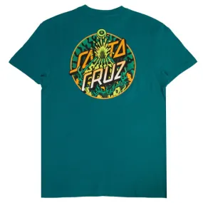 Smart Casual Look Comfort and Breathable Santa Cruz T-shirt manica corta Winkowsk Volcano Dot SCA-TEE-8818 verdigris