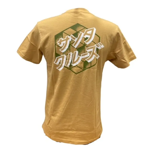 Santa Cruz T-shirt uomo manica corta Japanese Dot sand ethical spandex blend