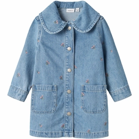 Timeless elegance Work Mood Name It Light Blue Denim Piper Denim Dress