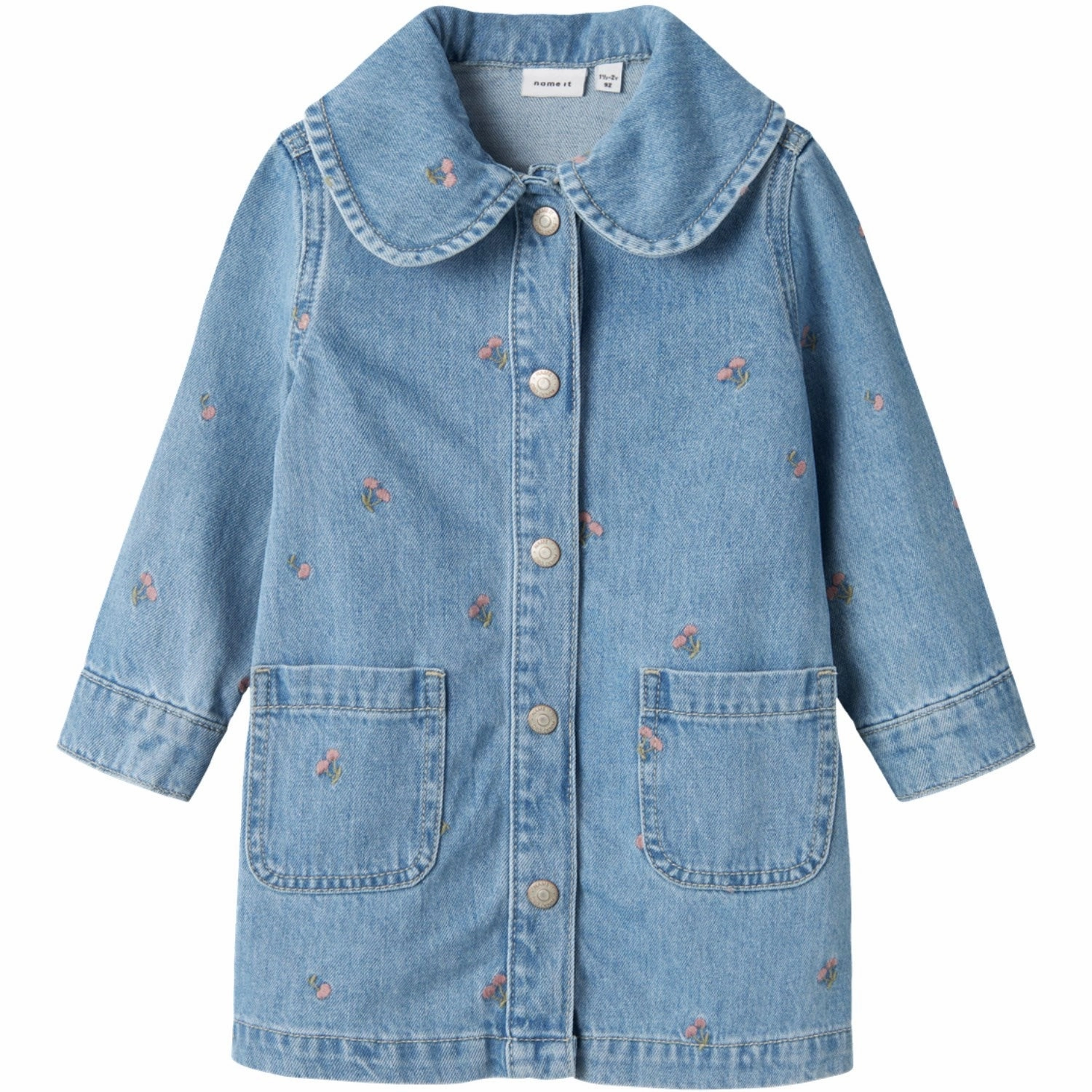 Timeless elegance Work Mood Name It Light Blue Denim Piper Denim Dress