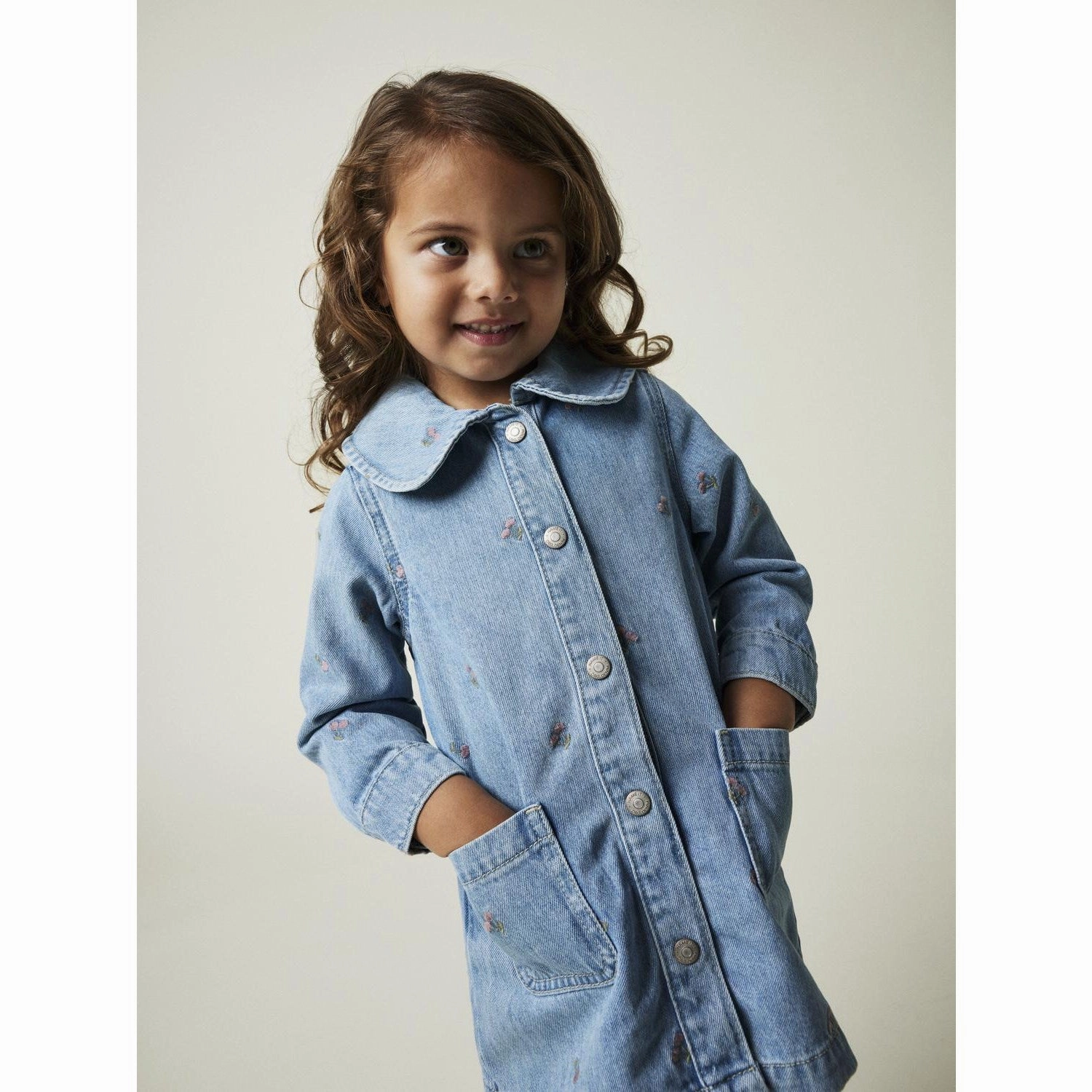 Light Silhouette Name It Light Blue Denim Piper Denim Dress