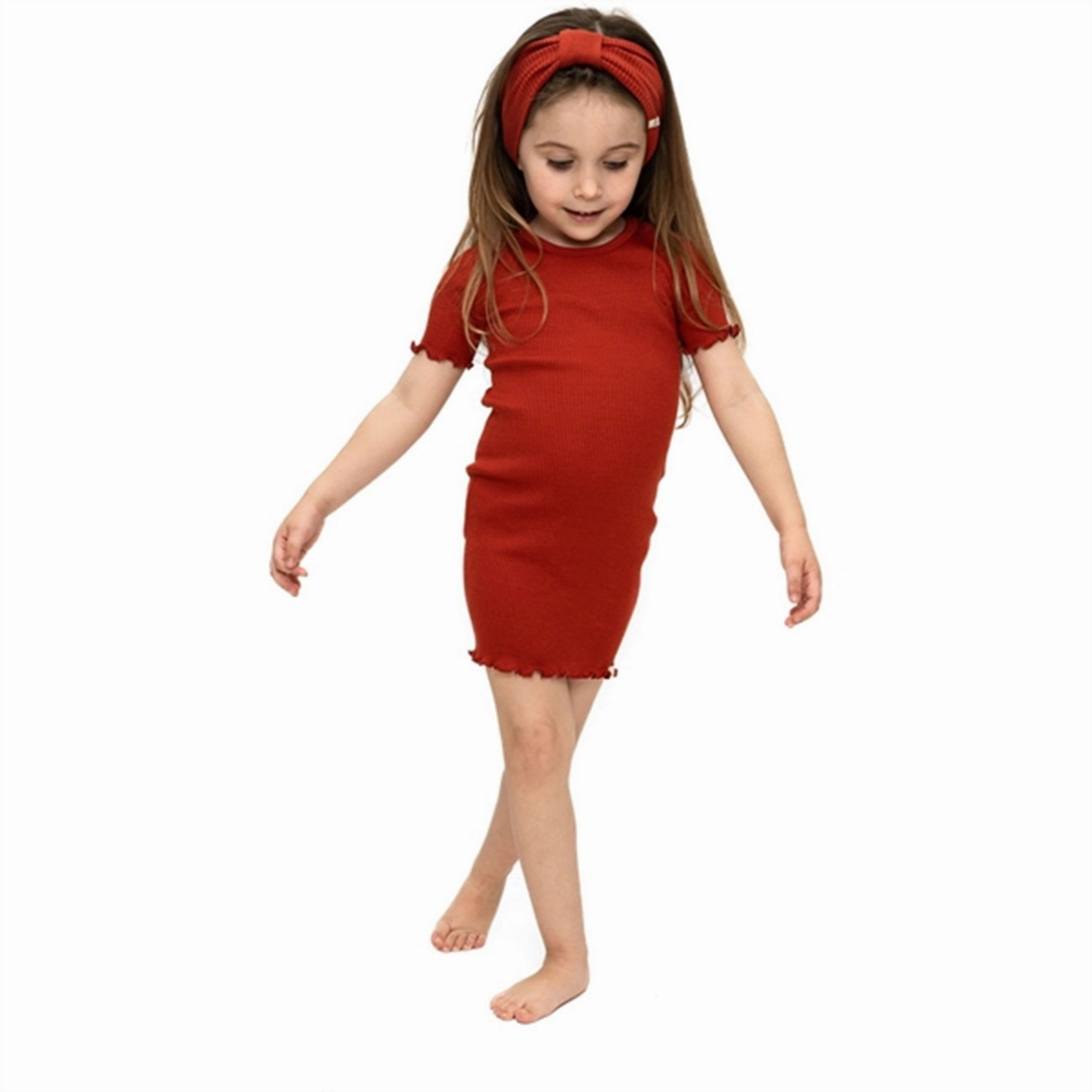 Go To Wear Office Shape Minimalisma Bird Dress Poppy Red