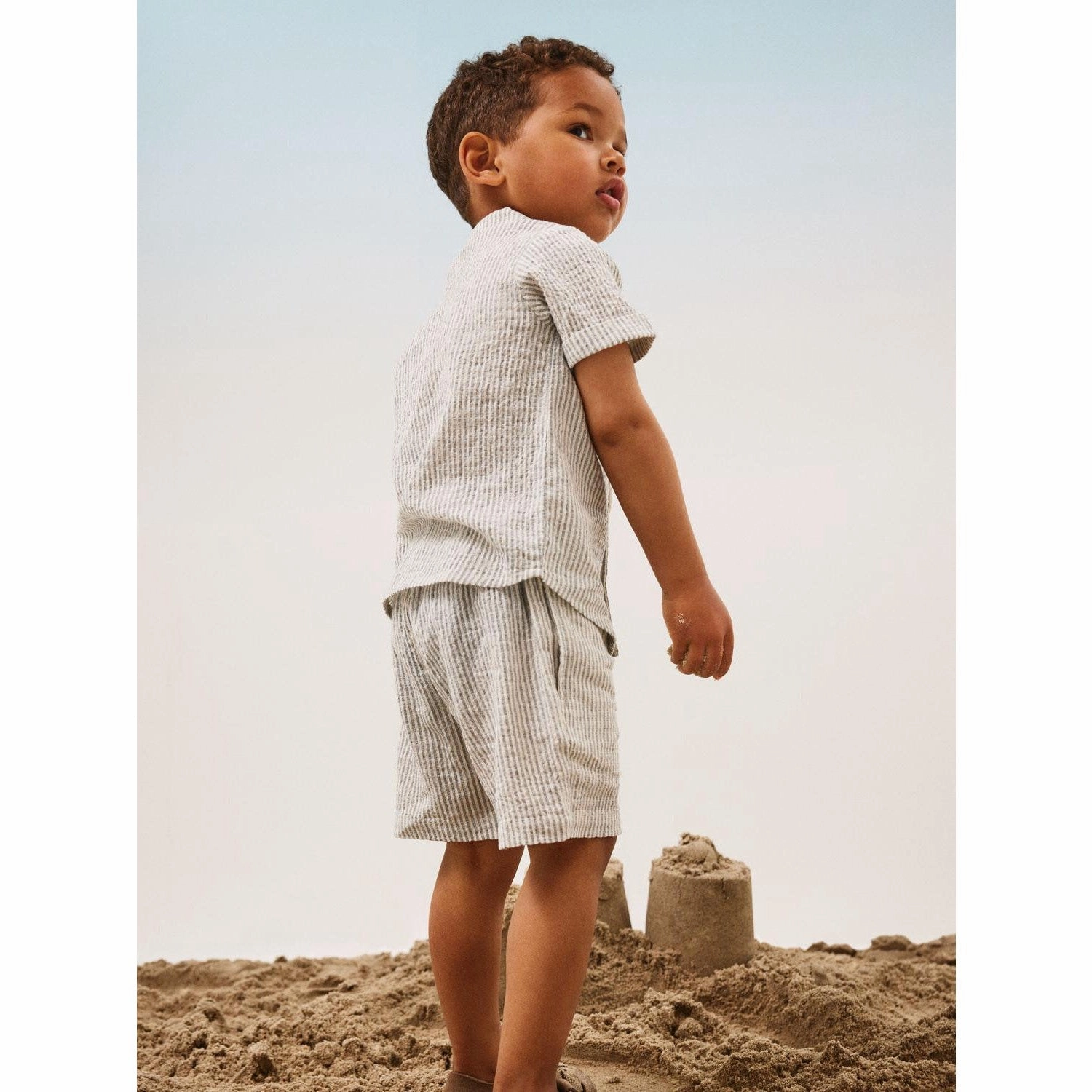 Name It Dark Sapphire/Jet Stream Fedenis Shirt Relaxed Style