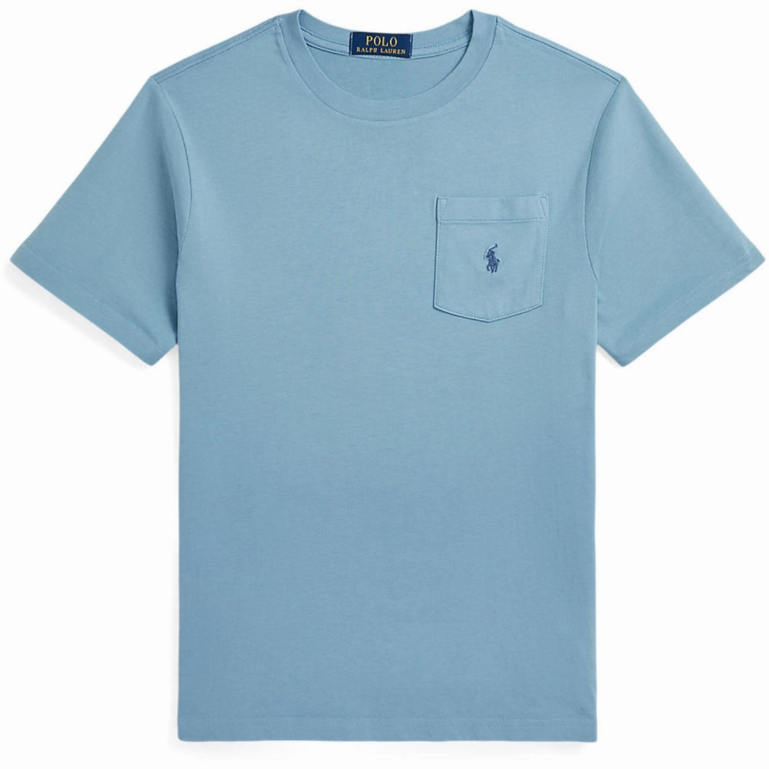 Polo Ralph Lauren Cassidy Blue T-Shirt Sweat Absorbent Flexible Cuff Design