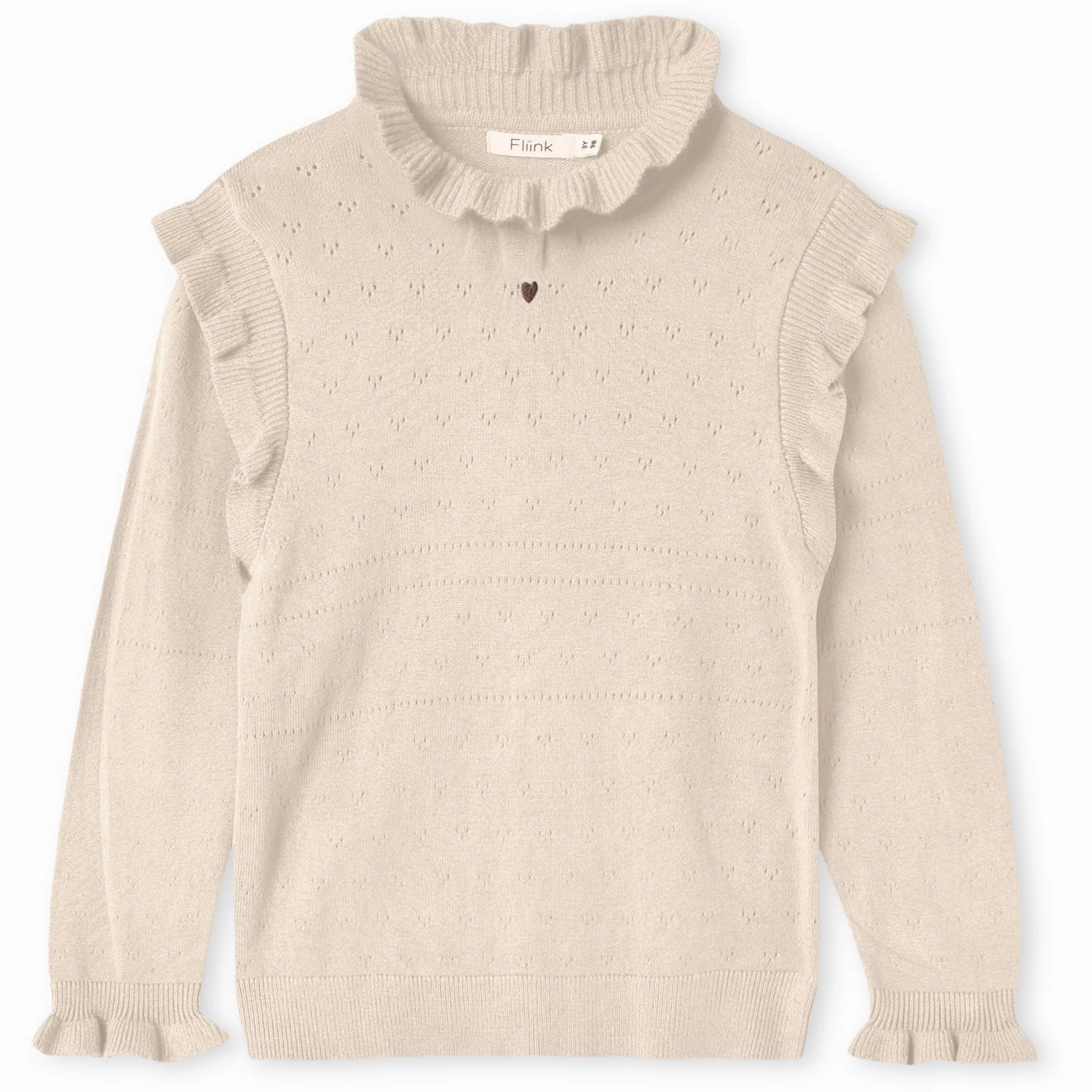 decorative element Sweat-Absorbing Fliink Sandshell Fame Ls Blouse