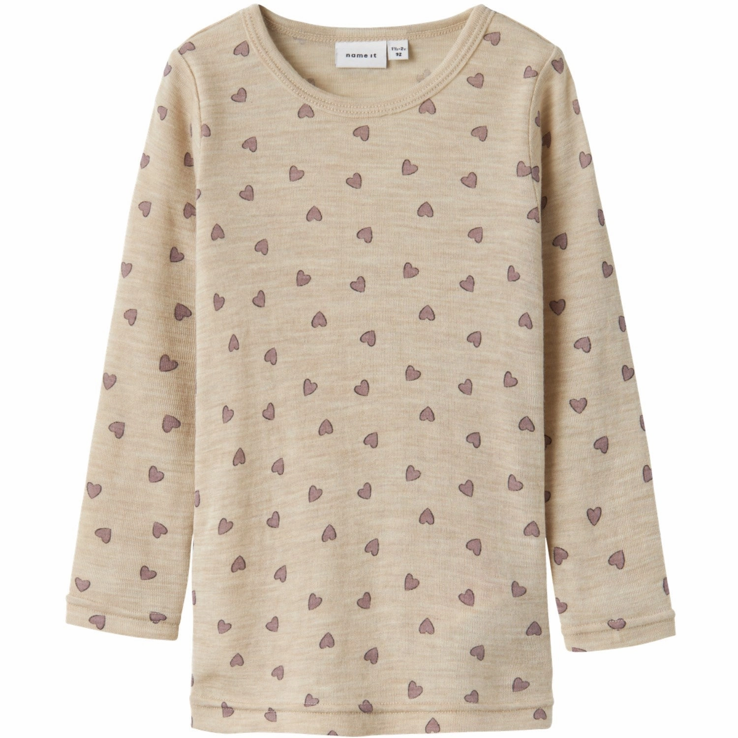 Microfiber Material Seasonal Wardrobe Name It Pure Cashmere Wang Wool Rib Blouse AOP