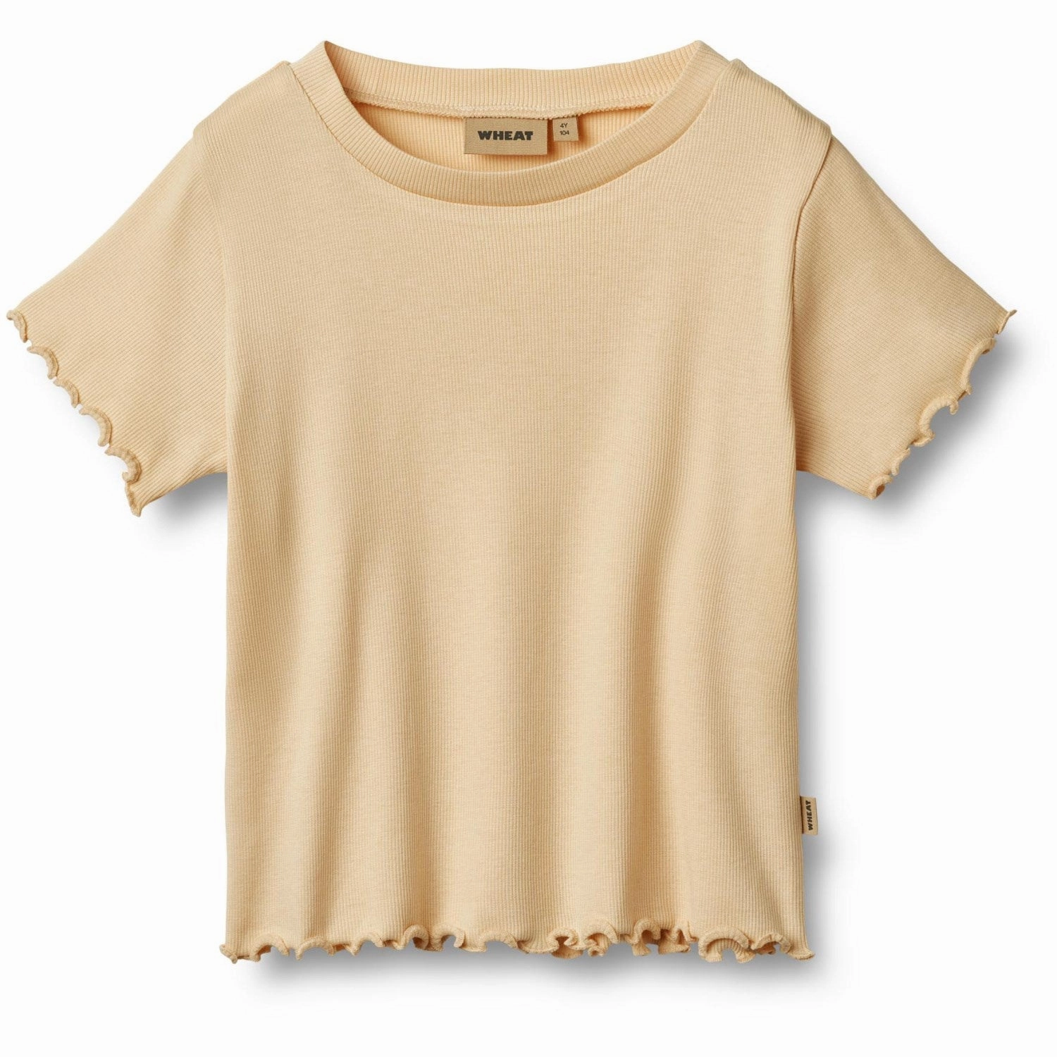 Beach relaxation Perfect for Outdoors Wheat Macadamia Rib T-Shirt S/S Irene