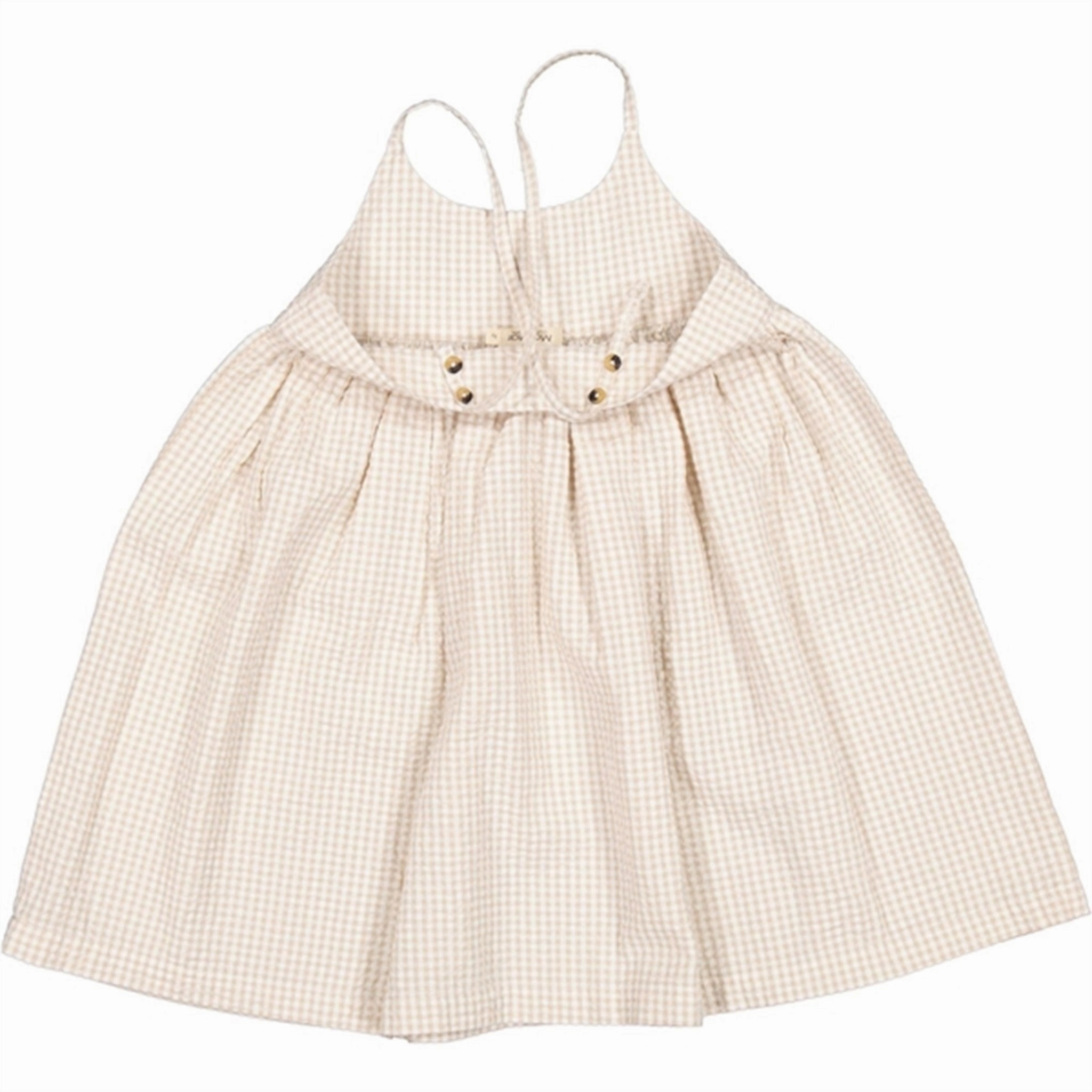 MarMar Grey Sand Gingham Divo Dress Stylish Line Flexible Layers