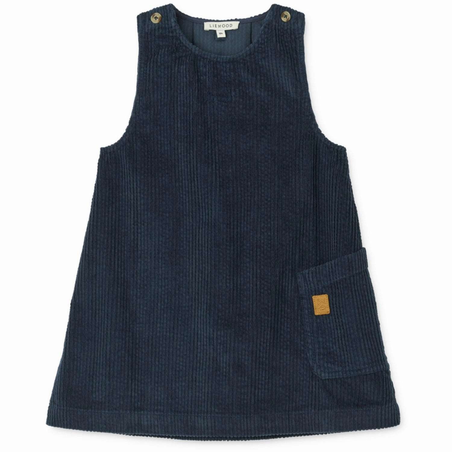 LIEWOOD Classic Navy Annamay Corduroy Dress Classic knee-length dress Sporty-Look
