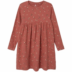 Name it Light Mahogany Osha Dress Unique Print