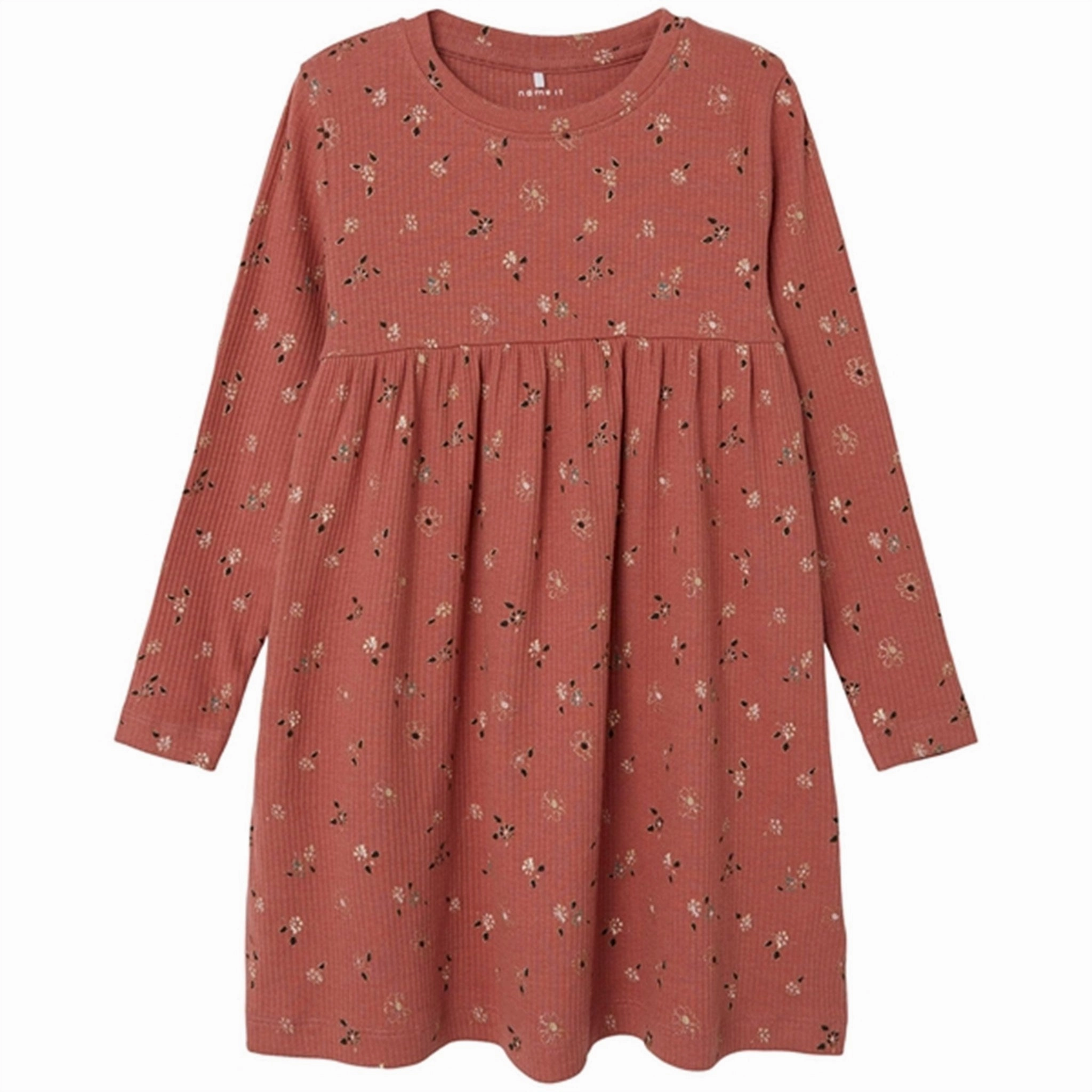 Name it Light Mahogany Osha Dress Light Drape Semi Sheer