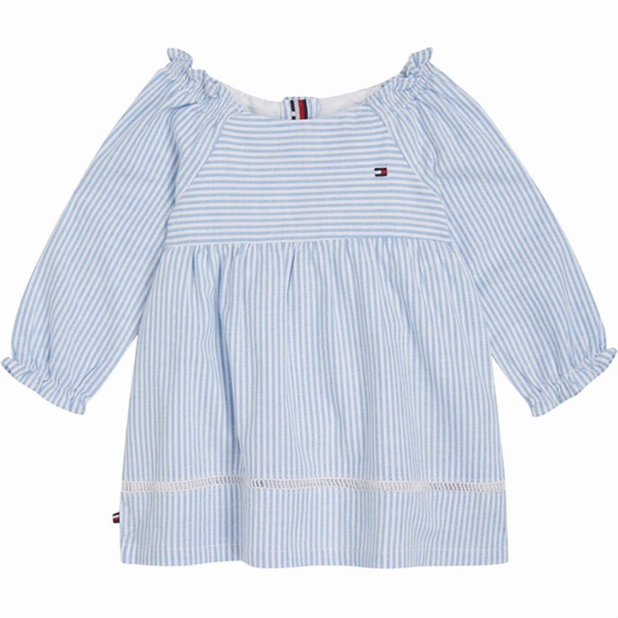 Balanced Mood Tommy Hilfiger Baby Ithaca LS Dress Copenhagen Blue / White