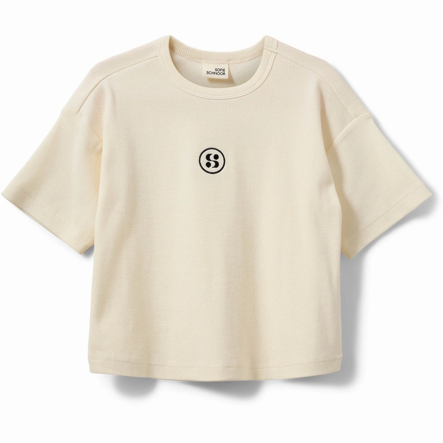 Sofie Schnoor Antique White T-Shirt Fashion-Forward Look