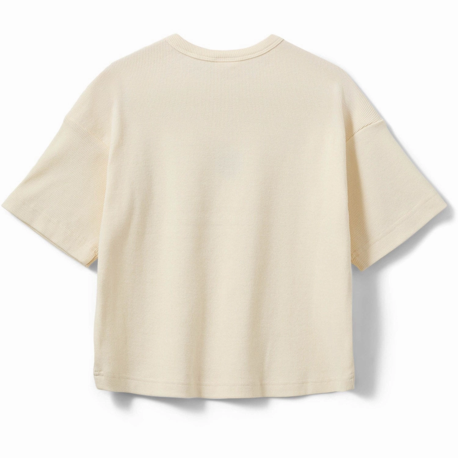 Sofie Schnoor Antique White T-Shirt Effortless Fit RibbedNeckBanding