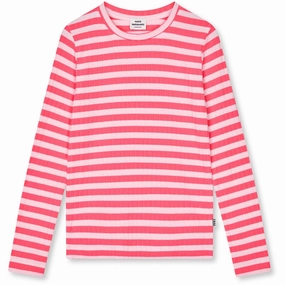 Odor Control Fabric color block Mads N?rgaard Knockout Pink/Blushing Bride 5x5 Classic Stripe Talika Top