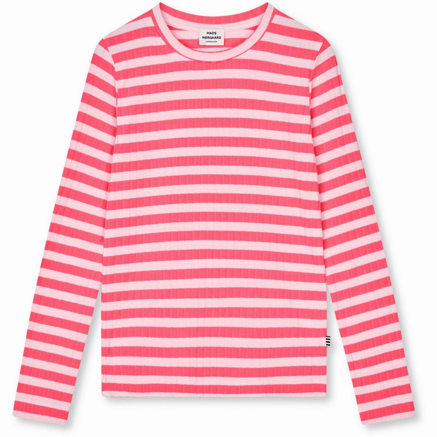 Mads N?rgaard Knockout Pink/Blushing Bride 5x5 Classic Stripe Talika Top Winter Layering Unmatched comfort