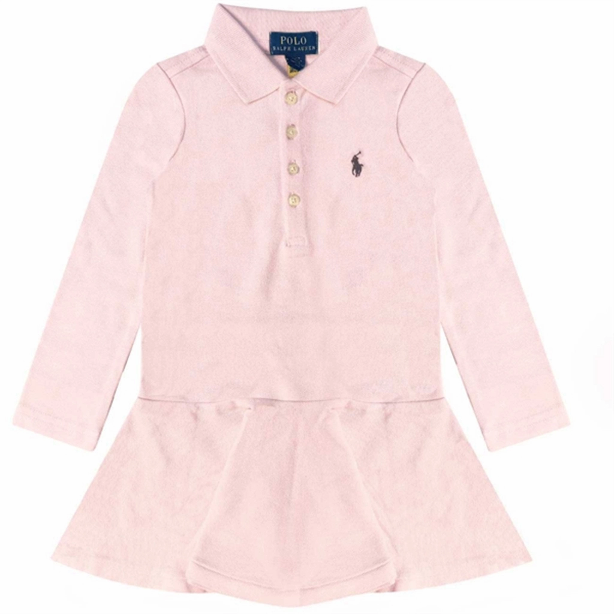 Polo Ralph Lauren Girl Dress Hint Of Pink/Navypp NonIrritatingLining Timeless Cut