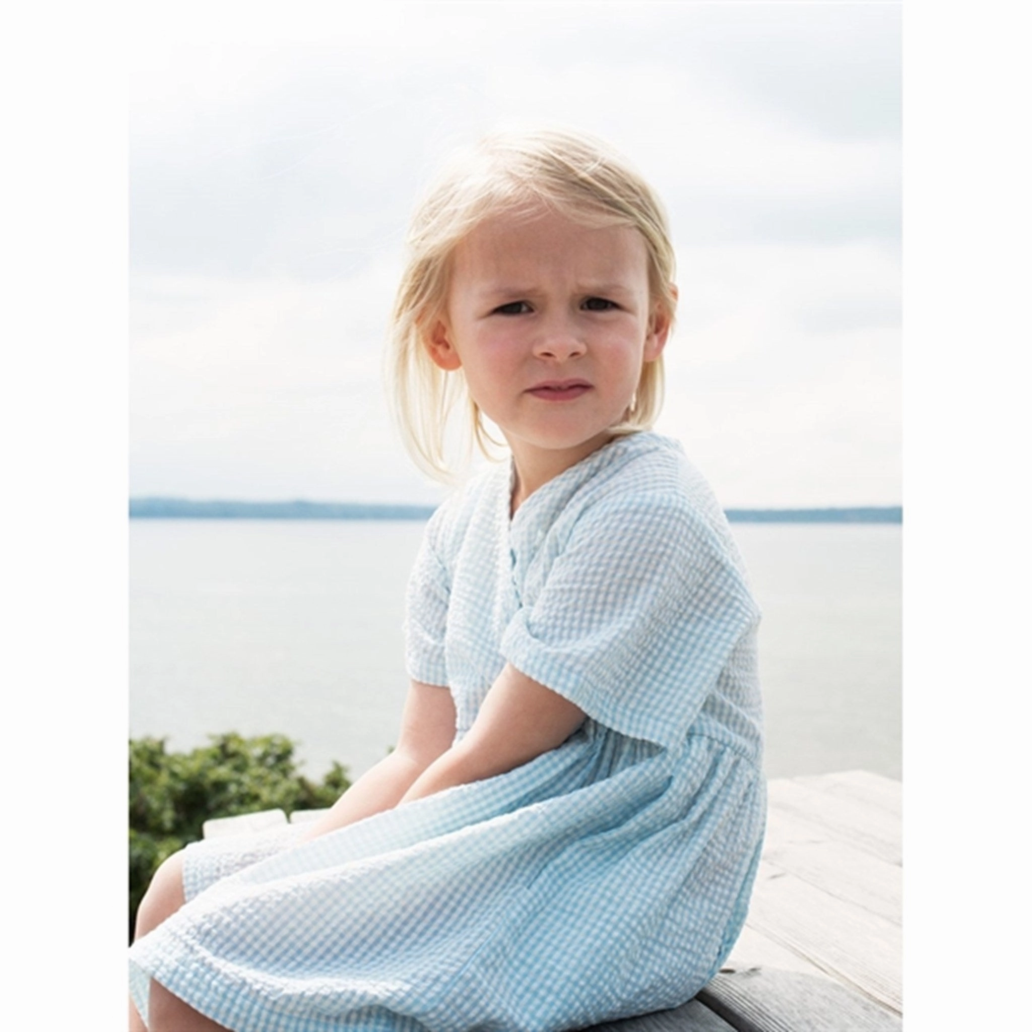 Trendy floral dress Basic Warm Serendipity Aquachecks Dress