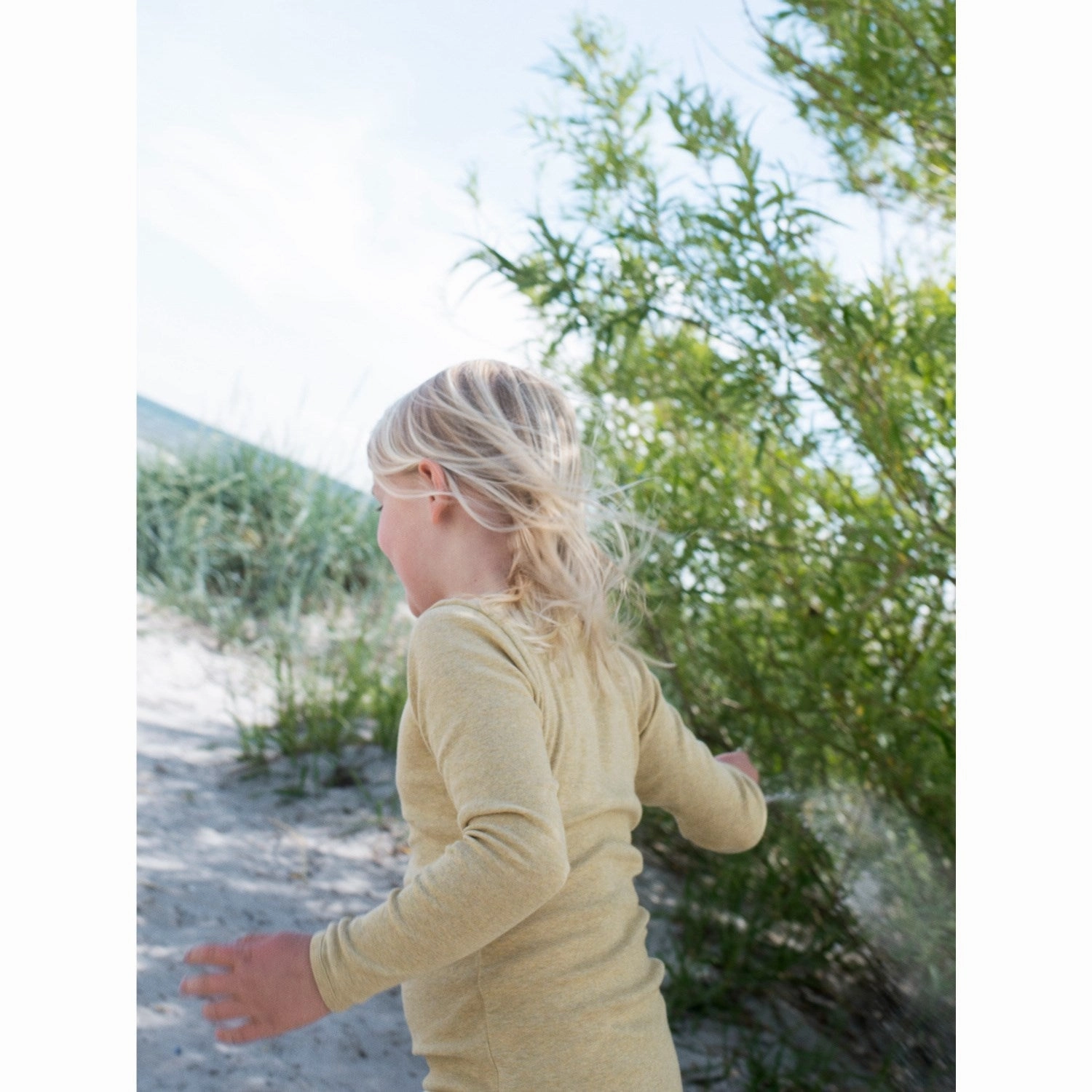 Serendipity Chamomile Slim Blouse Errand Ready