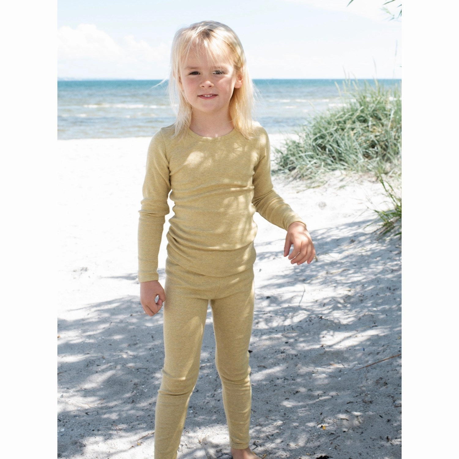 Serendipity Chamomile Slim Blouse Coffee Run Poolside Lounge