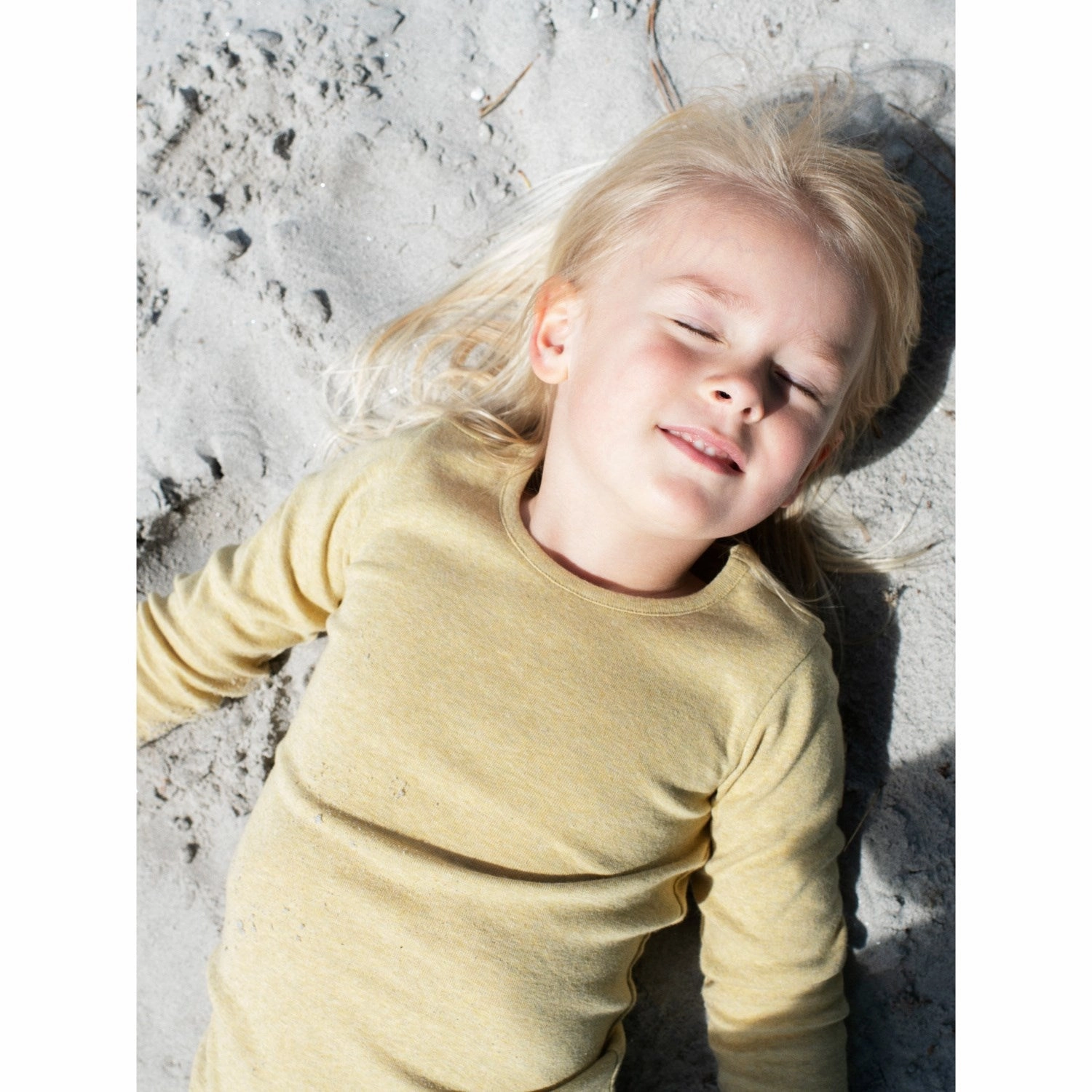 Asymmetrical Cut Monochrome Palette Serendipity Chamomile Slim Blouse